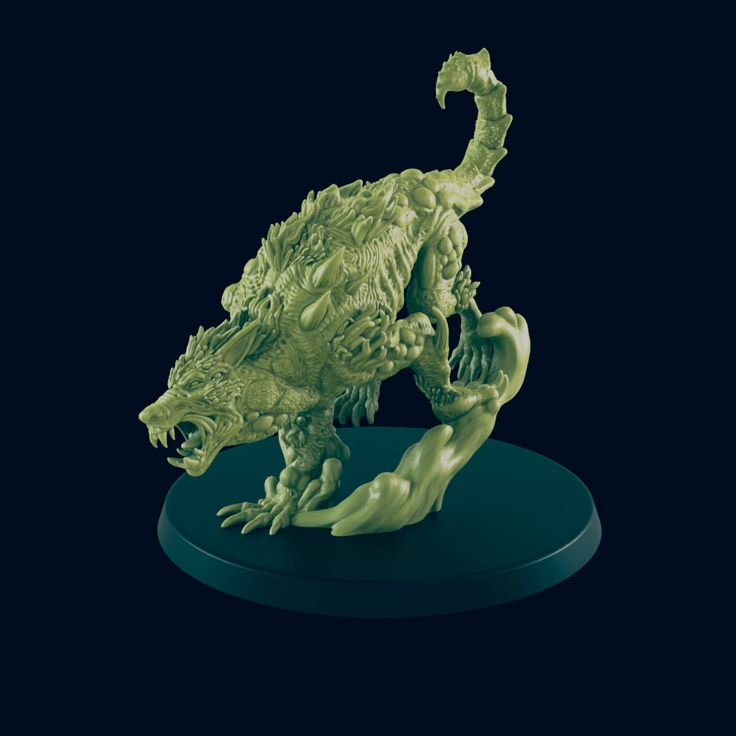 Wasteland Stalker | Mutant Wold Scorpion Beast | Post Apocalypse Bad Guy Miniature Figure | Wasteland Warfare Cyber Punk Dystopian Future | 32mm Scale Model