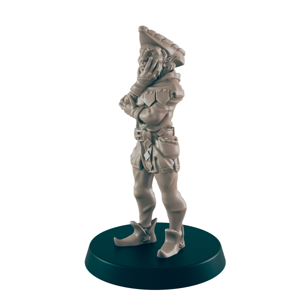 Elf Mini | Merchant Shopkeeper | Male Townsfolk NPC Figure | DnD Wargaming Mini | RPG Character | 32mm Scale Model | for Dungeons and Dragons, Pathfinder, etc.