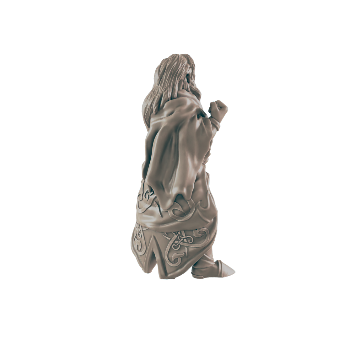 Elf Mini | Noble Royalty | Male Townsfolk NPC Figure | DnD Wargaming Mini | RPG Character | 32mm Scale Model | for Dungeons and Dragons, Pathfinder, etc.