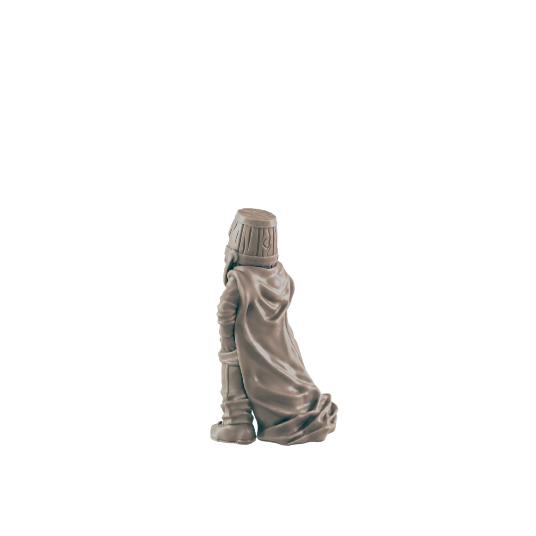 Human Mini | Child Hero Adventurer | Kid Male Townsfolk NPC Figure | DnD Wargaming Mini | RPG Character | 32mm Scale Model | for Dungeons and Dragons, Pathfinder, etc.
