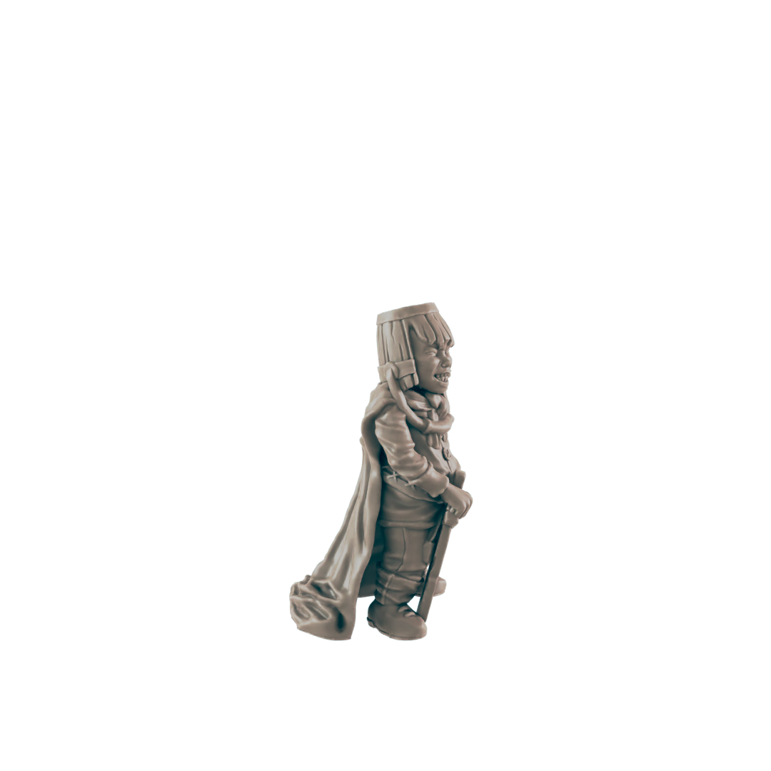 Human Mini | Child Hero Adventurer | Kid Male Townsfolk NPC Figure | DnD Wargaming Mini | RPG Character | 32mm Scale Model | for Dungeons and Dragons, Pathfinder, etc.
