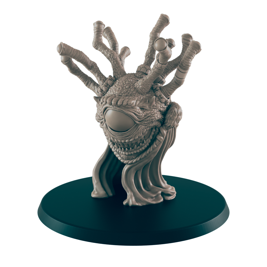 Eye Monster Mini | Travelling Merchant | Monster Townsfolk NPC Figure | DnD Wargaming Mini | RPG Character | 32mm Scale Model | for Dungeons and Dragons, Pathfinder, etc.