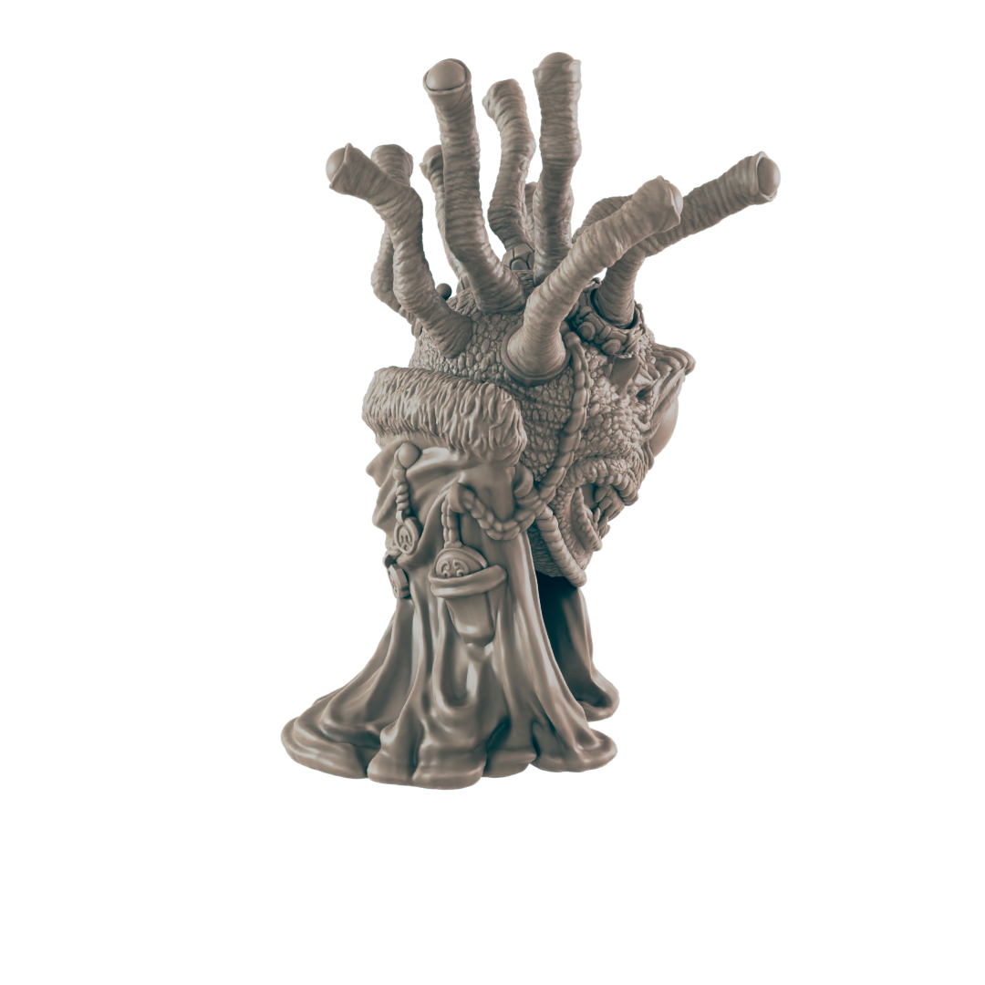 Eye Monster Mini | Travelling Merchant | Monster Townsfolk NPC Figure | DnD Wargaming Mini | RPG Character | 32mm Scale Model | for Dungeons and Dragons, Pathfinder, etc.