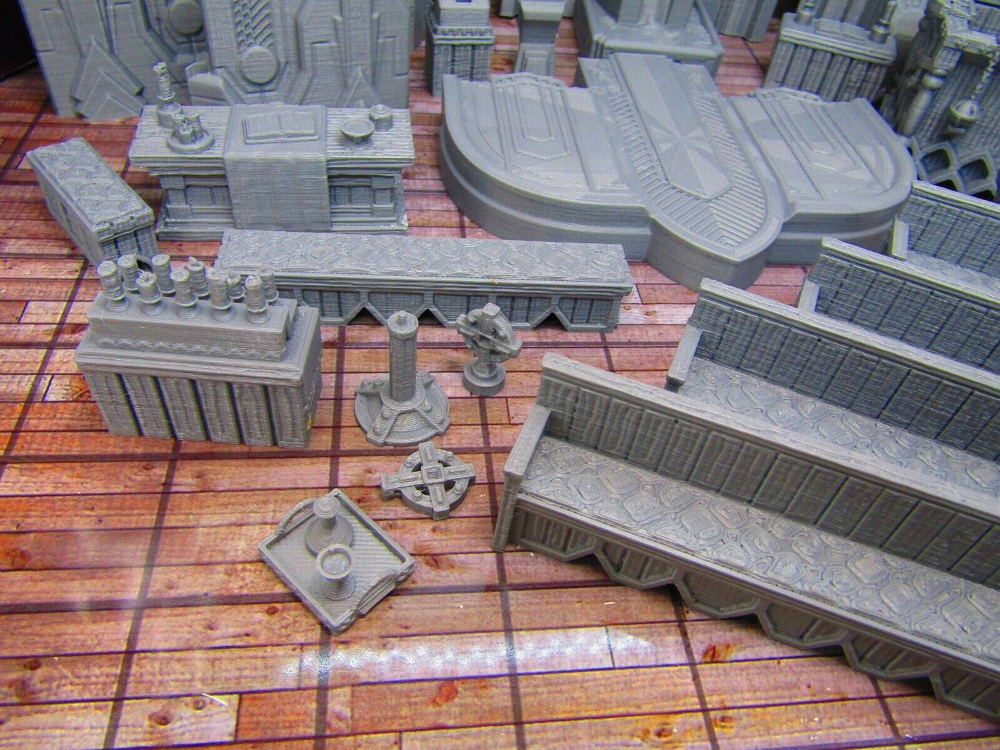 26pc Church Monastery Cathedral Set Scatter Terrain Scenery Tabletop Gaming