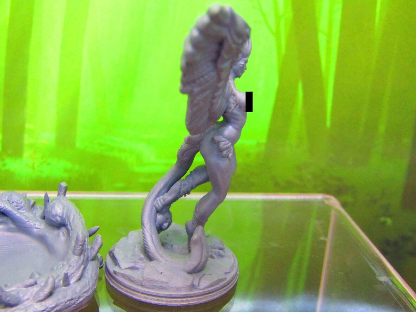 Harpy w/ Head + Nest Monster Creature Mini Miniature Figure 3D Printed Model