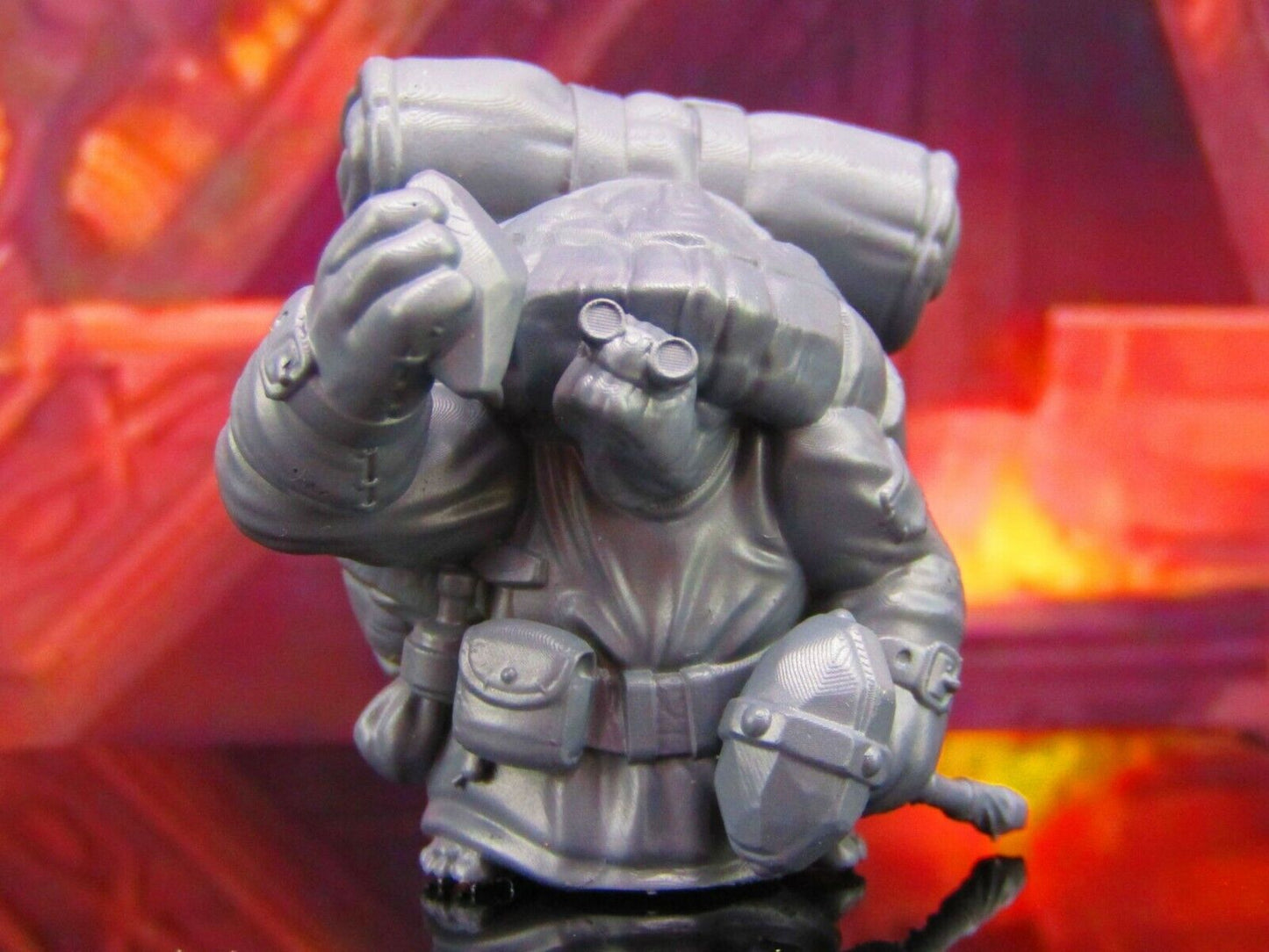 Tortle Artificer Archaeologist Scientist Mini Miniature Model Character Figure