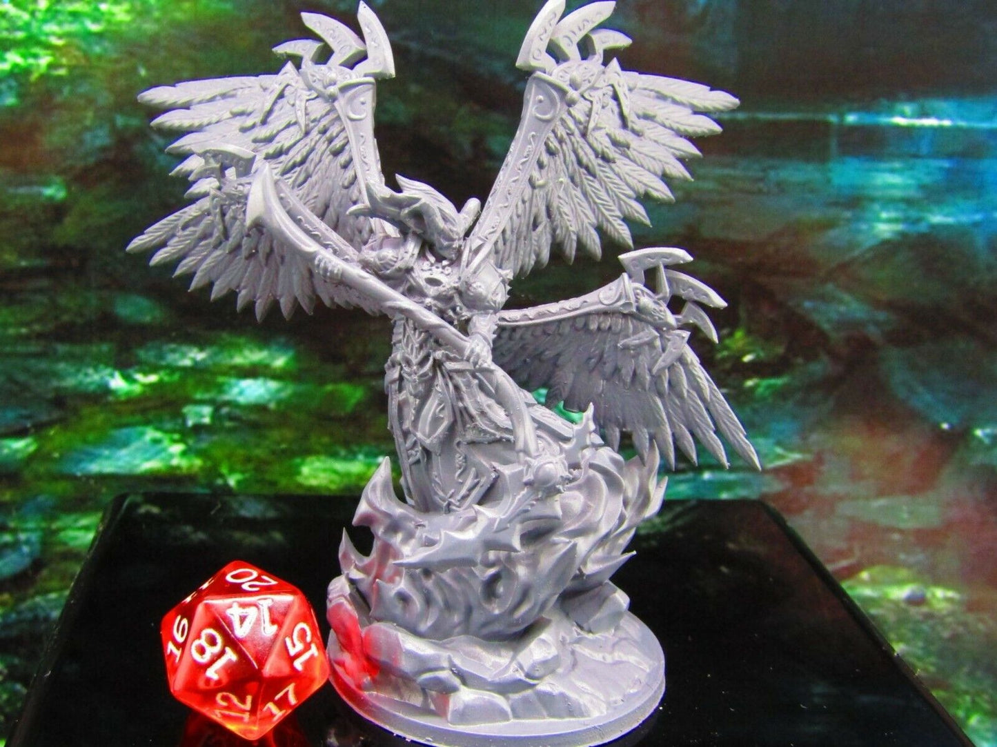 Thanathos God of Death Reaper of Souls Pose A Mini Miniature Model Character