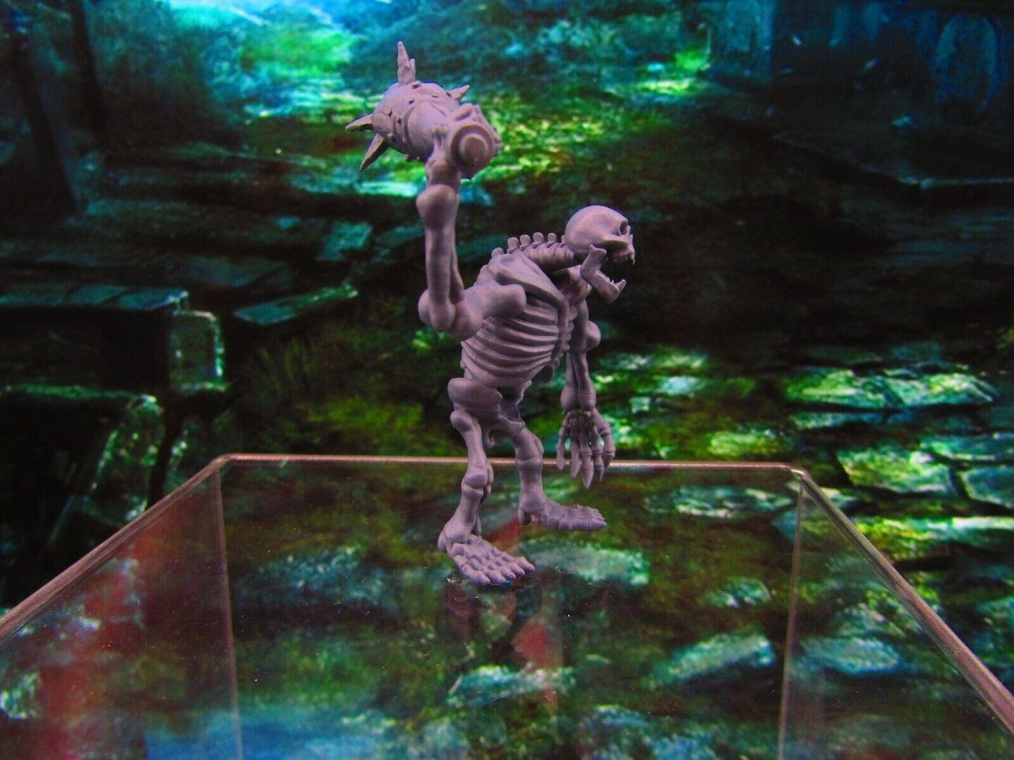 Undead Skeletal Ogre Skeleton Mini Miniatures 3D Printed Model 28/32mm Scale RPG