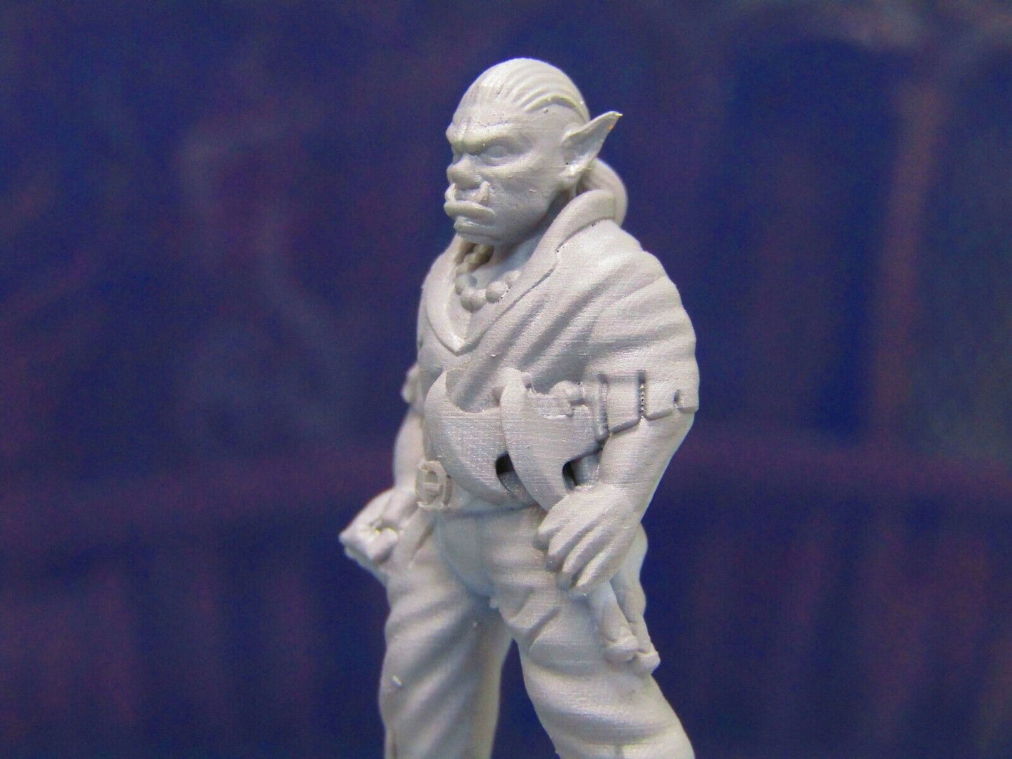 Half Orc Pirate with Axe Mini Miniature Figure 3D Printed Model 28/32mm Scale