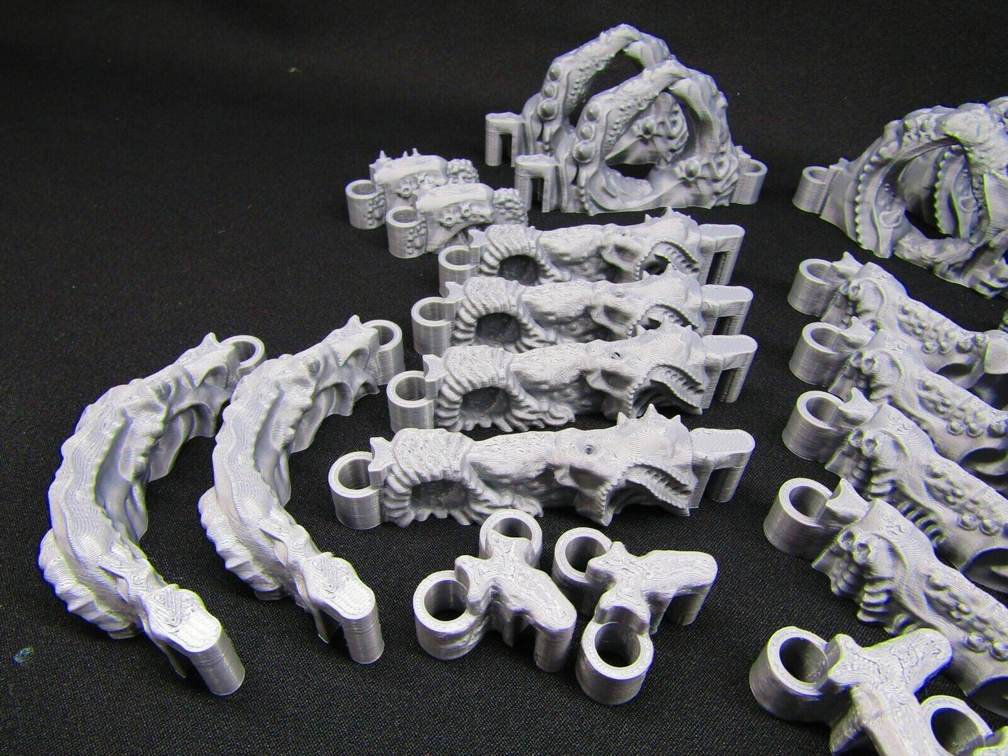 24 Piece Organic Hive DungeonSticks Map Building Wall Tile Set Scenery Terrain
