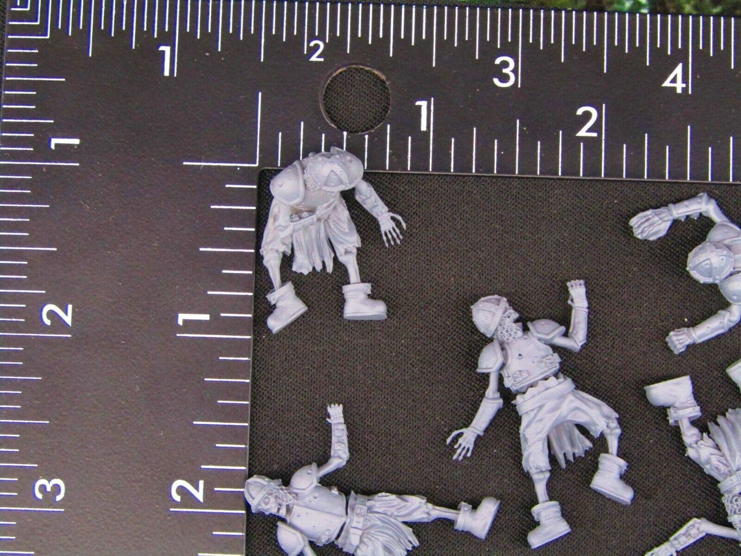 5pc Undead Skeletons Fallen Dead Warriors Soldiers Mini Miniatures 3D Printed