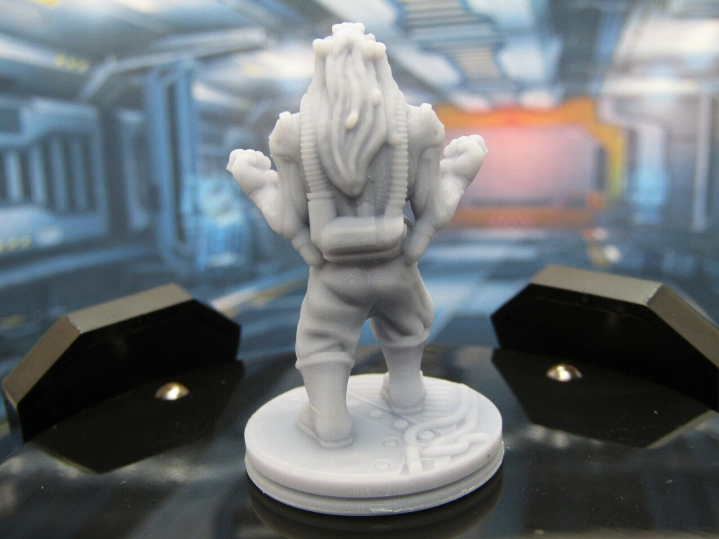 Space Crew Hired Muscle Man Mini Miniature Figure Scenery Terrain 3D Printed