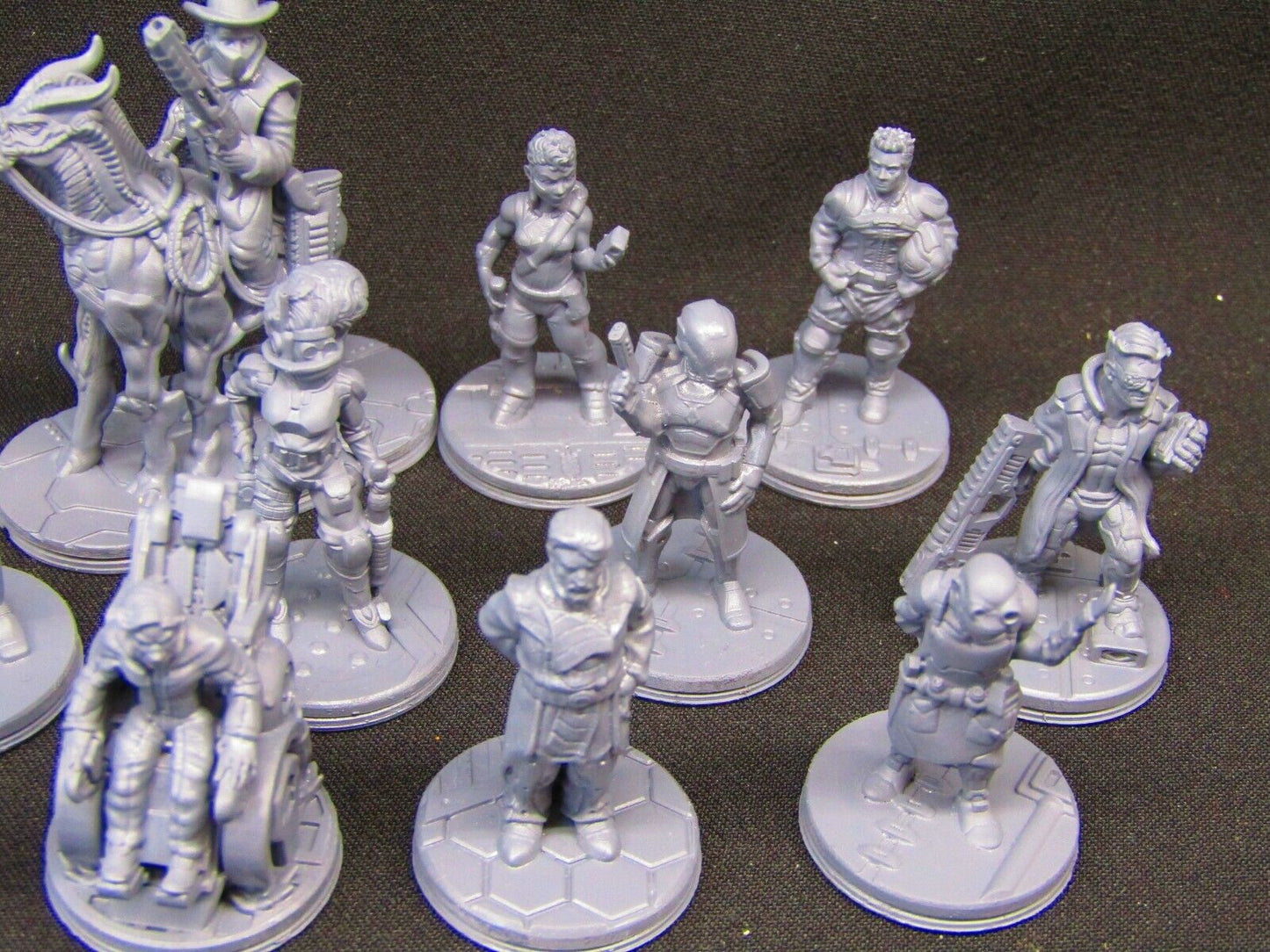 Sci Fi Mini Set 5 - 14pc Novus Landing Humans Mini Miniature 3D Printed Model