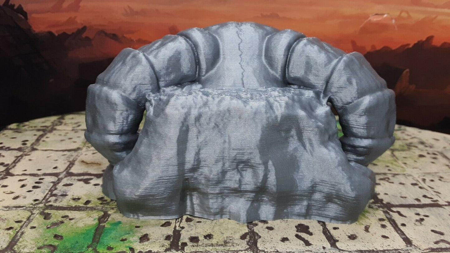 Dragon Skull Bone Skeleton Throne 28mm Scale Dungeons & Dragons Scatter Terrain