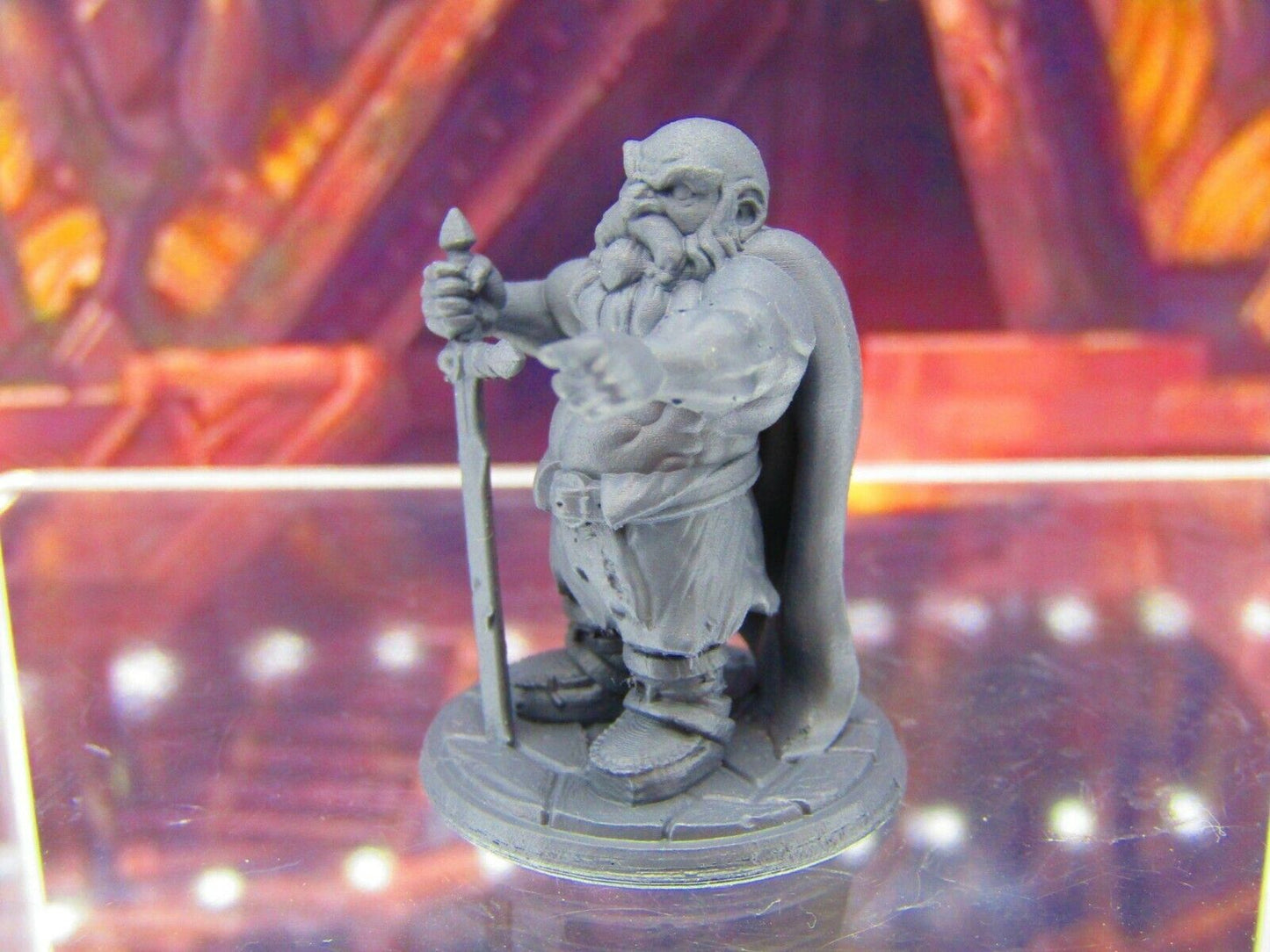 Ordain the Insane Battleworn Berserker Dwarf Mini Miniature 3D Printed Model DnD
