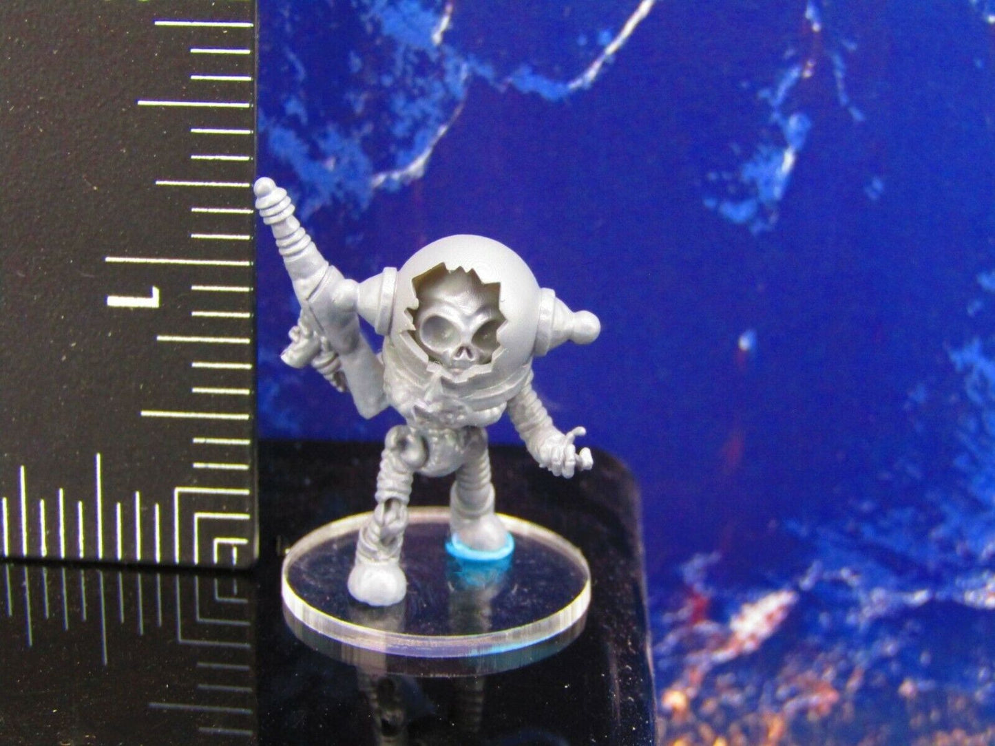 Skeletal Zeta Alien Invader B Mini Miniature Model Character Figure