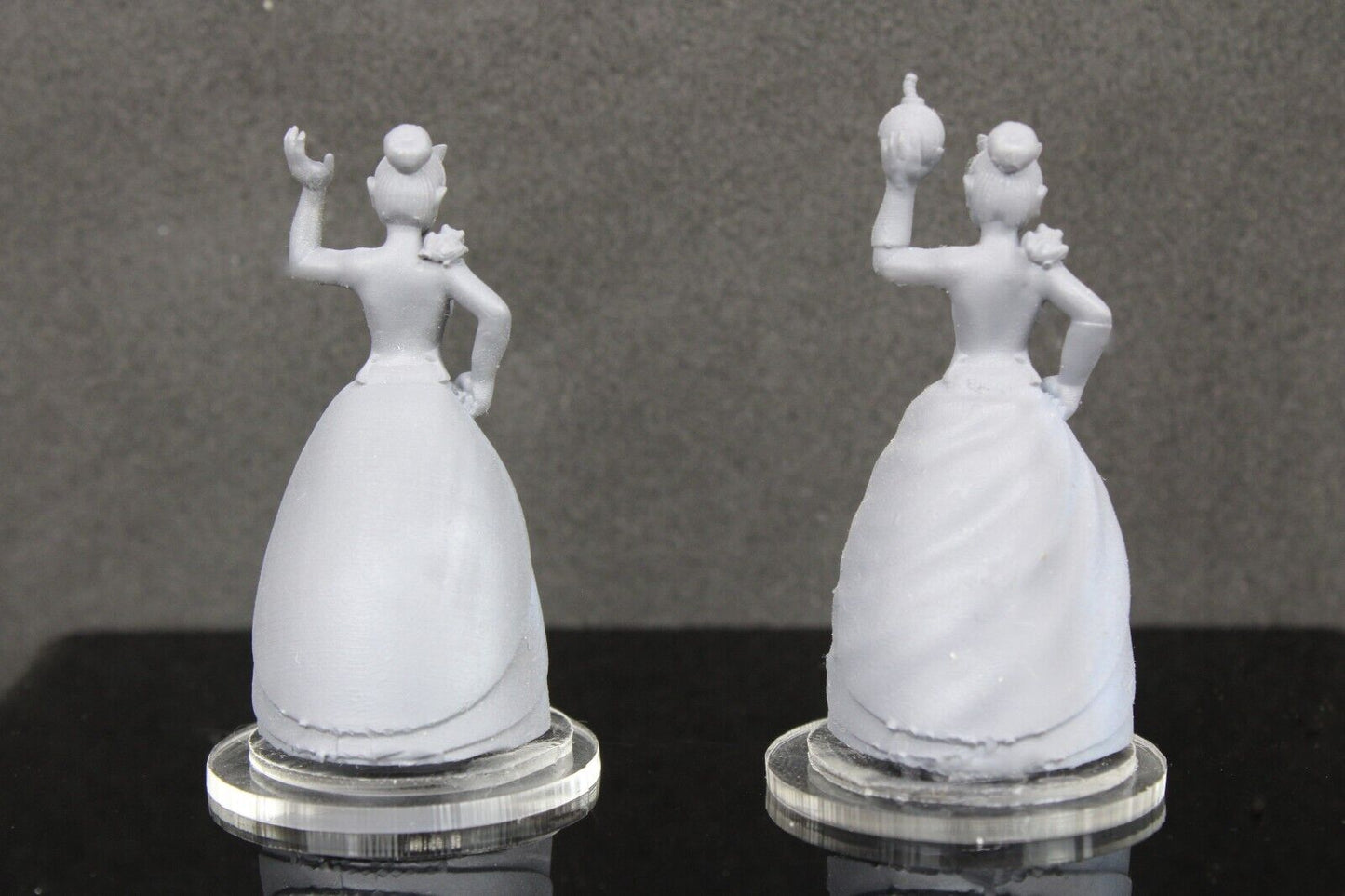 2pc Princess W/ Frog Mini Miniature Player RPG Tabletop Gaming Wargaming D&D