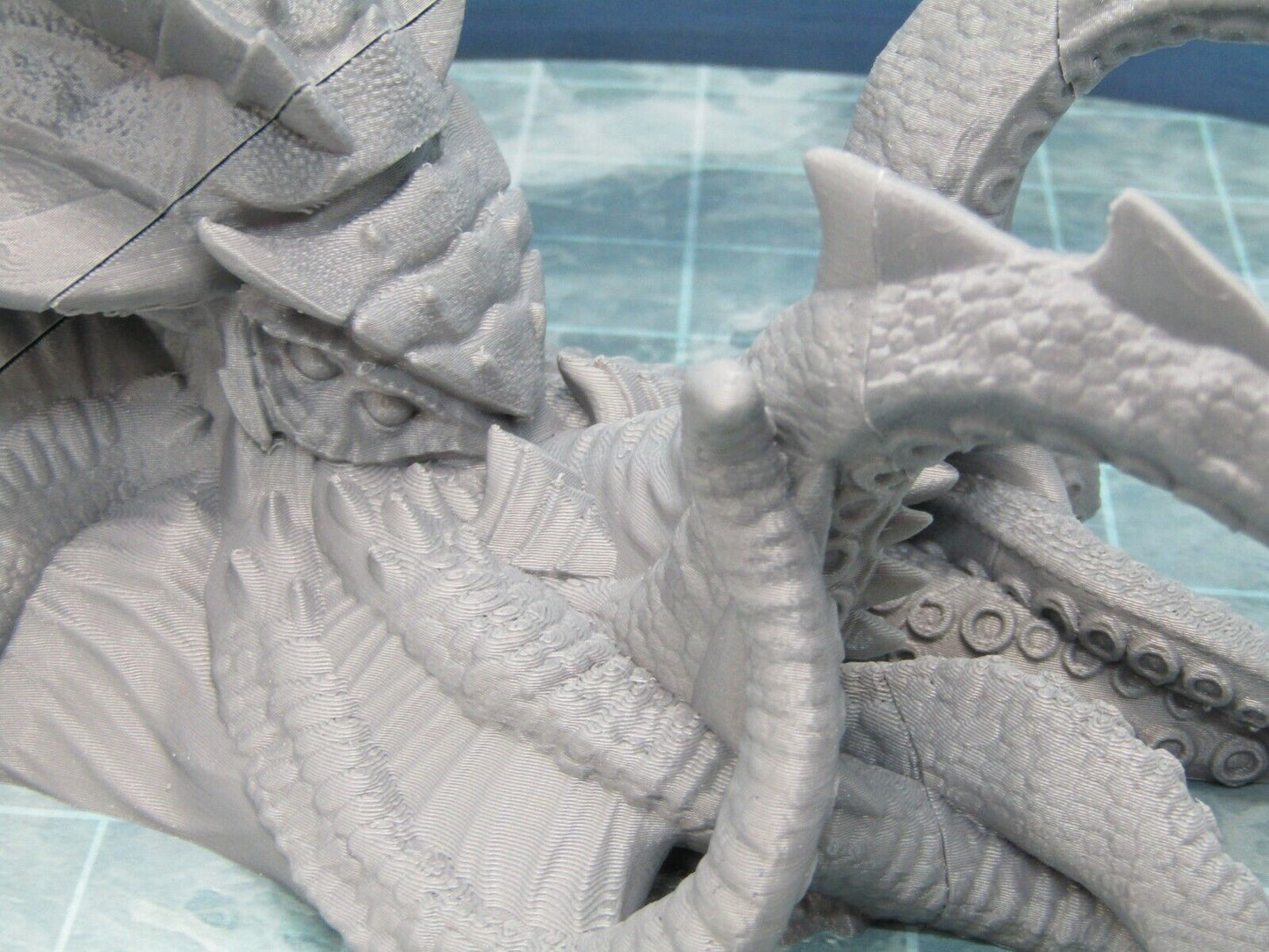 Kraken Sea Monster Mini Miniature Figure Scenery Terrain 3D Printed Model