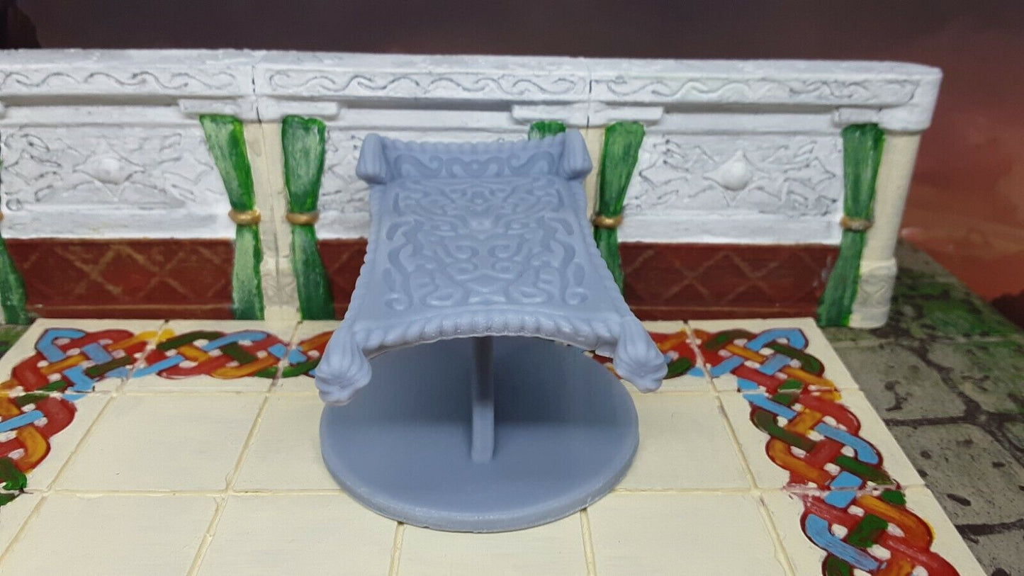 Flying Carpet Rug Mini Miniature Figure Dungeons & Dragons D&D 3D Printed Resin