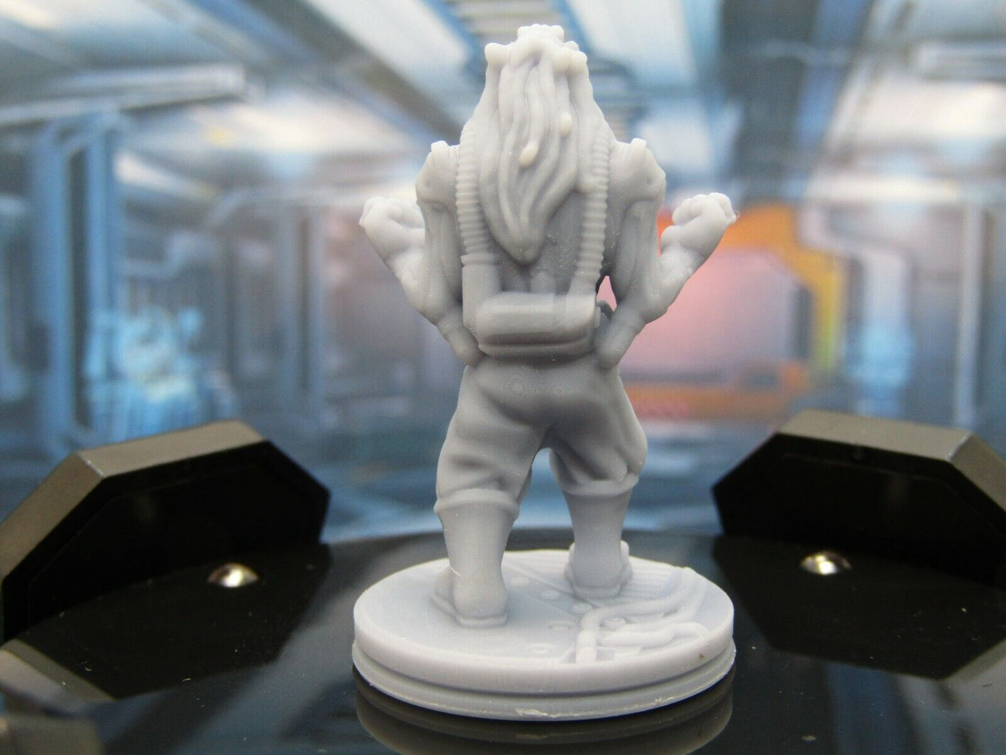 Space Crew Hired Muscle Man Mini Miniature Figure Scenery Terrain 3D Printed