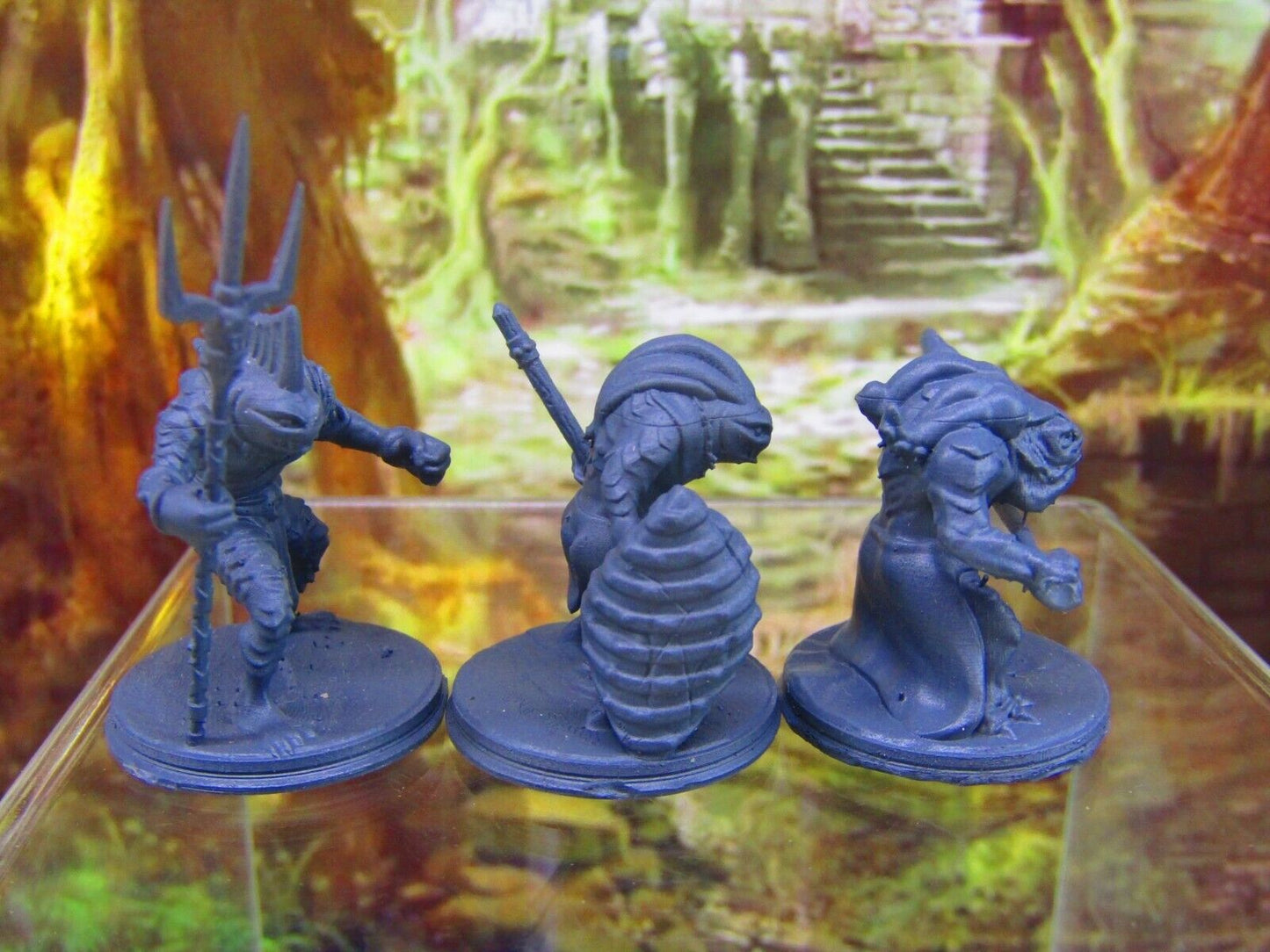 3pc Deepfin Tribe Marloch Race Set Mini Miniature Figure 3D Printed Model