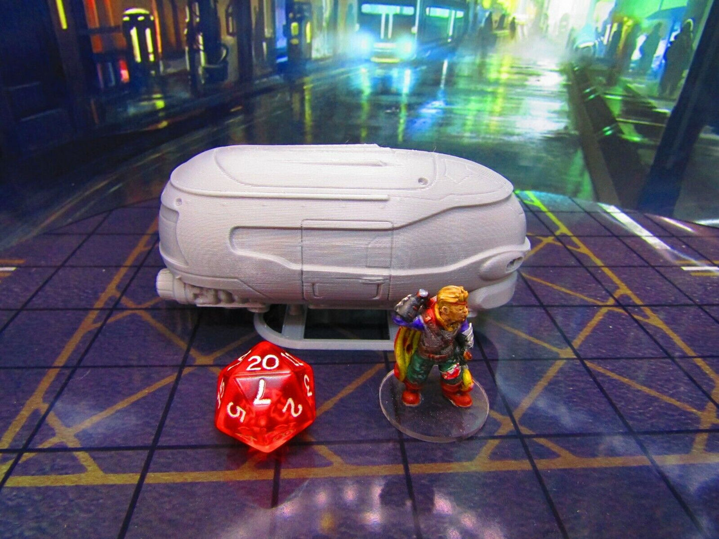 Hover Van Car Vehicle Transportation Terrain Scenery Miniature