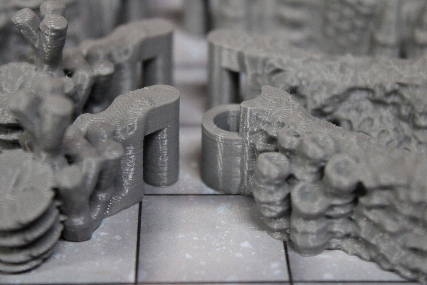 8pc Underwater Sea Labyrinth Coral Straight Dungeonsticks Walls Map Set Scenery