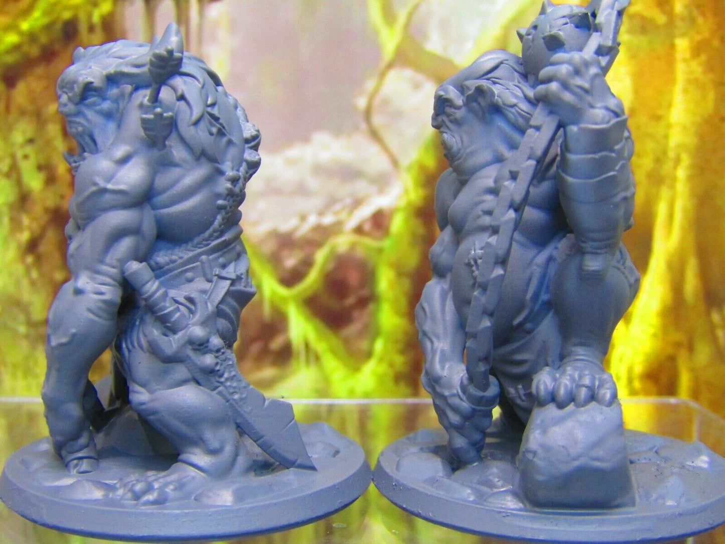 Troll Pair Mini Miniature Figure 3D Printed Model 28/32mm Scale Fantasy RPG