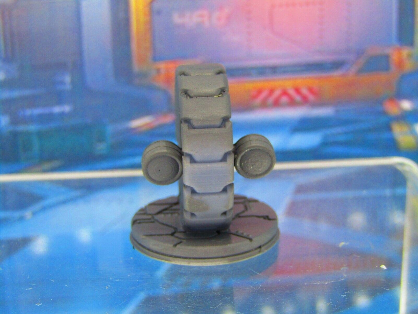 Uni Wheel Scout Drone Robot Robo Mini Miniature Figure 3D Printed Model 28/32mm