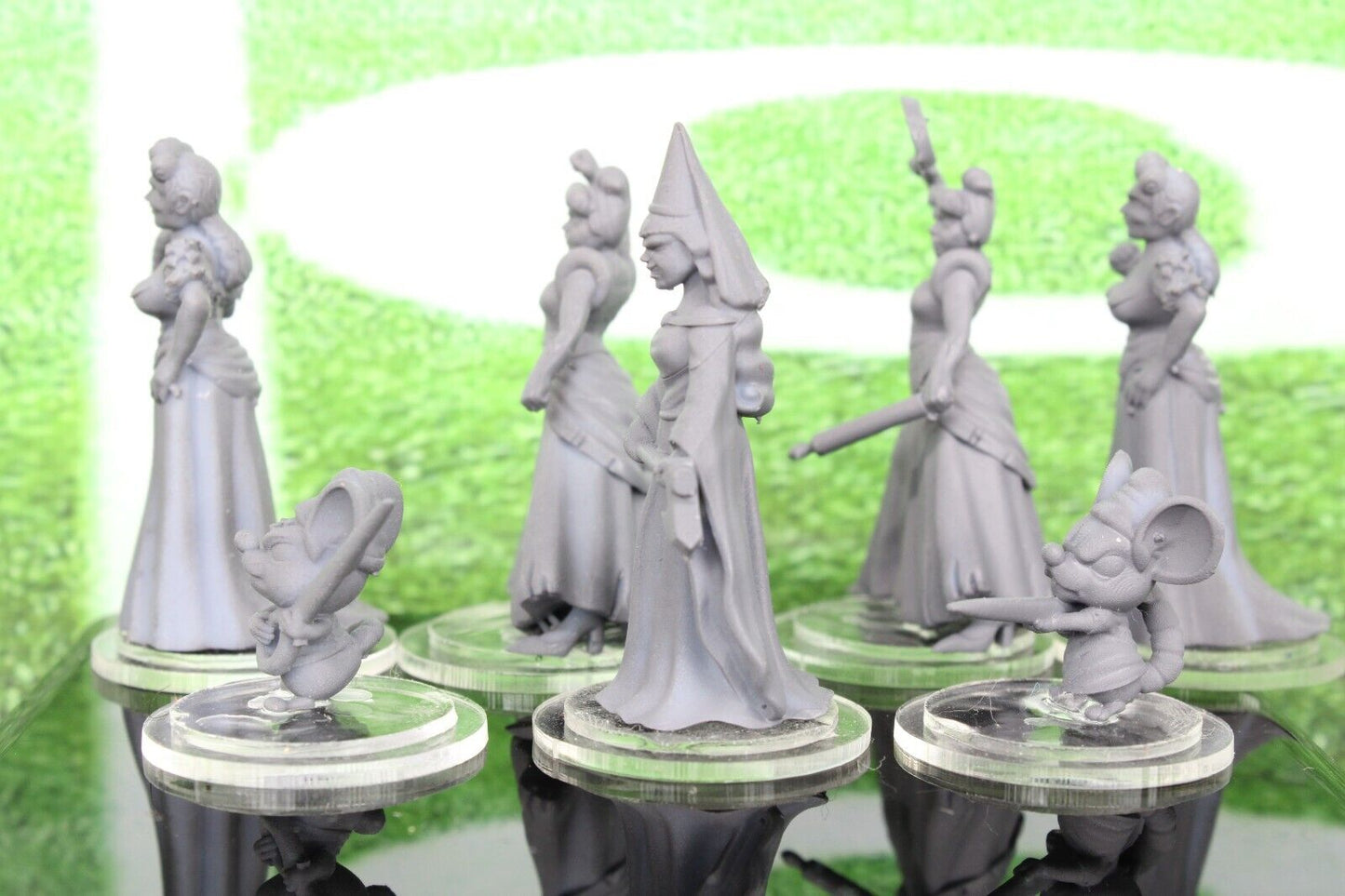 7pc Cinderella Star Player Set Mini Miniature Player Blood Fantasy Football Bowl
