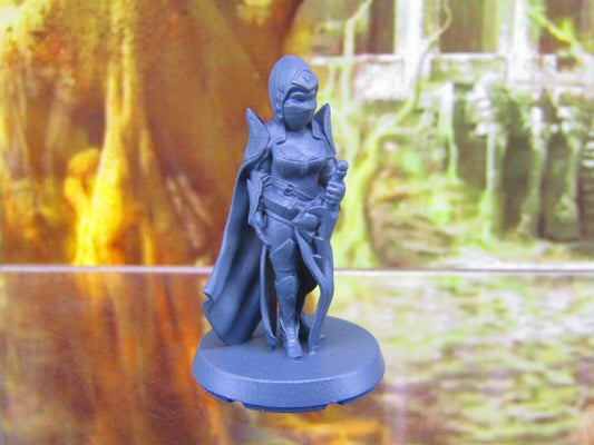 Mysterious Female Cultist Zealot Mini Miniatures 3D Printed Resin Model Figure
