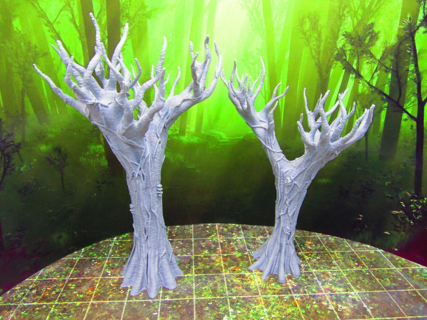 2 Dead Jungle Swamp Mangrove Trees Forest Scatter Terrain Scenery Miniature Mini