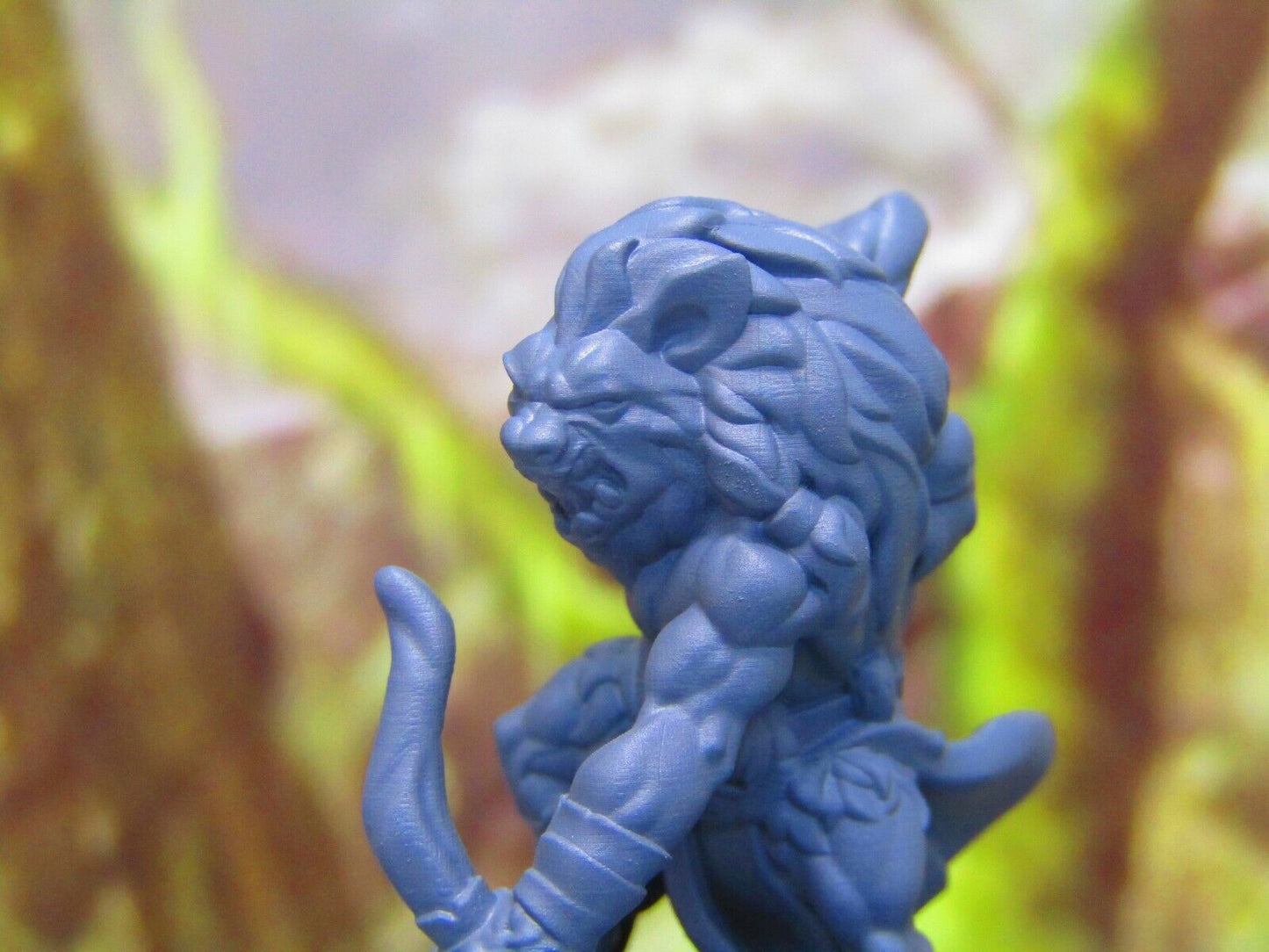 Hyenaman Figther Warrior Soldier Archer w/ Bow/Arrow Mini Figure 3D Printed Mode