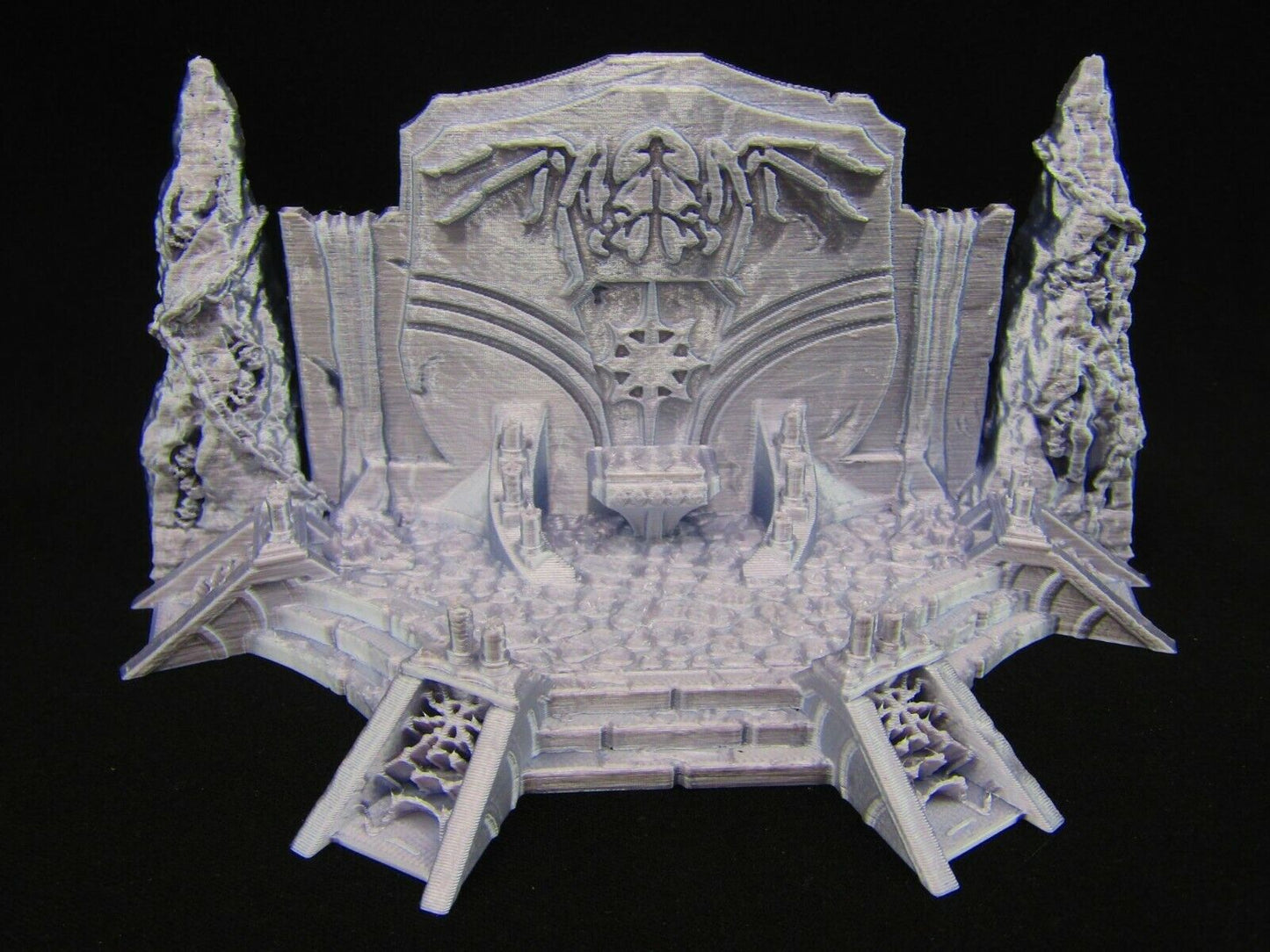 Spider Queen Throne & Dais Scatter Terrain Scenery 3D Printed Mini Miniature