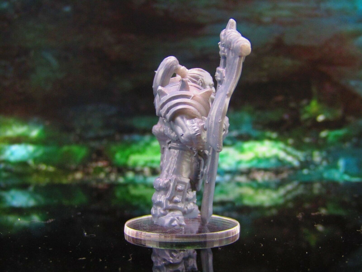 Orc Guard Soldier Bannerman Battle Flag Mini Miniature Model Character Figure