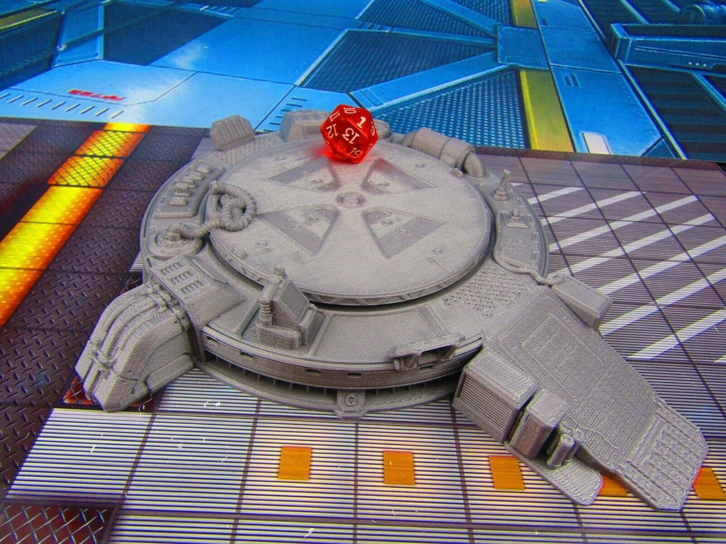 Space Ship Starfighter Landing Pad Scenery Scatter Terrain 3D Printed Model