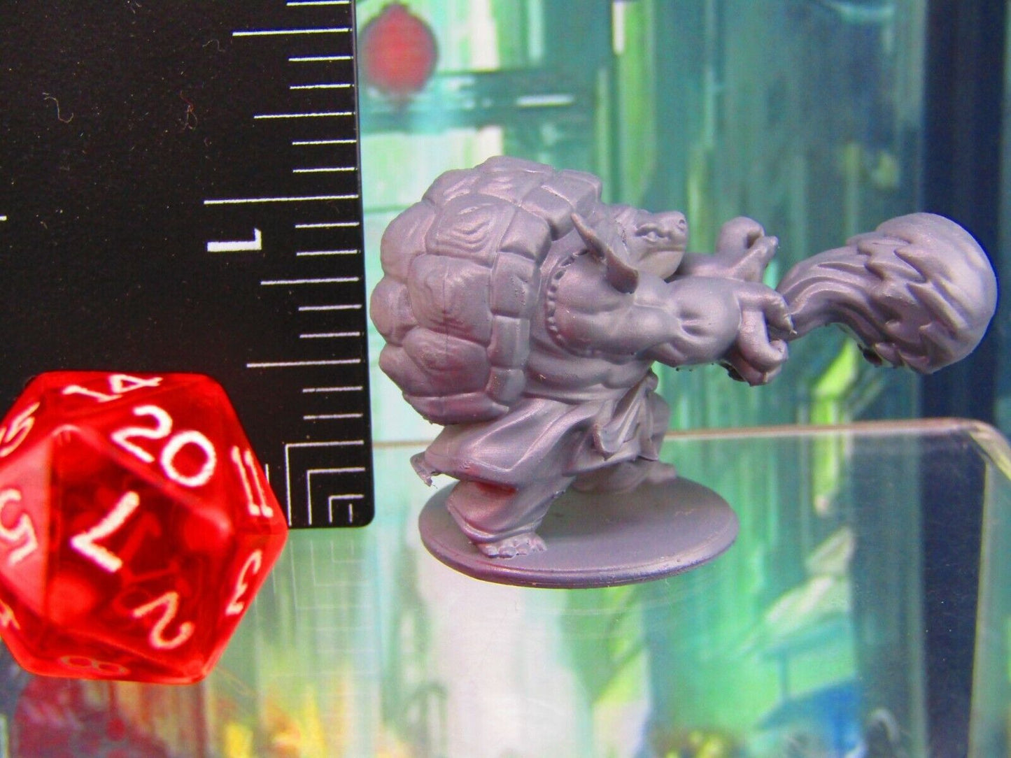 Street Fighting Tortle Monk Turtle Man Race Mini Miniature Figure 3D Printed