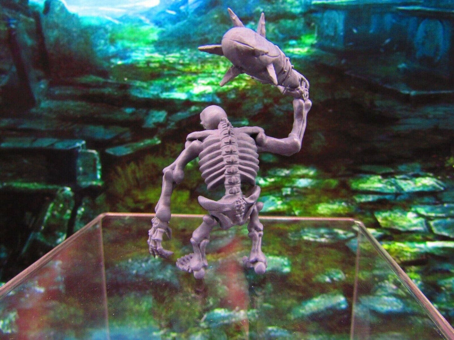 Undead Skeletal Ogre Skeleton Mini Miniatures 3D Printed Model 28/32mm Scale RPG