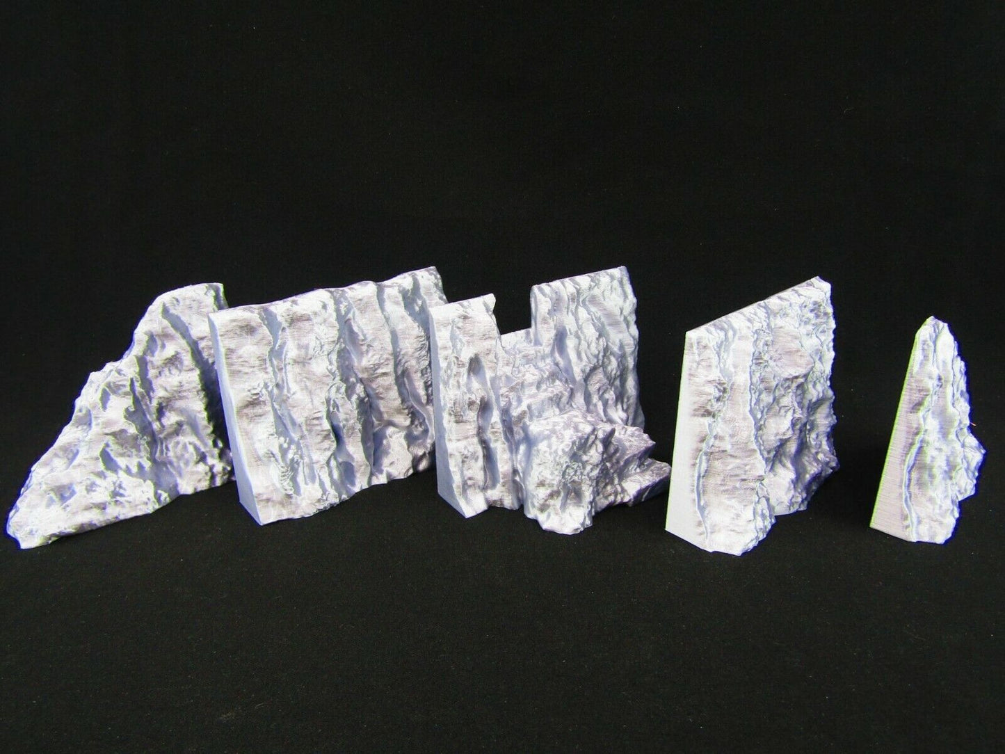 5pc Stairway Entrance Modluar Cliff Scatter Terrain Scenery 3D Printed Mini