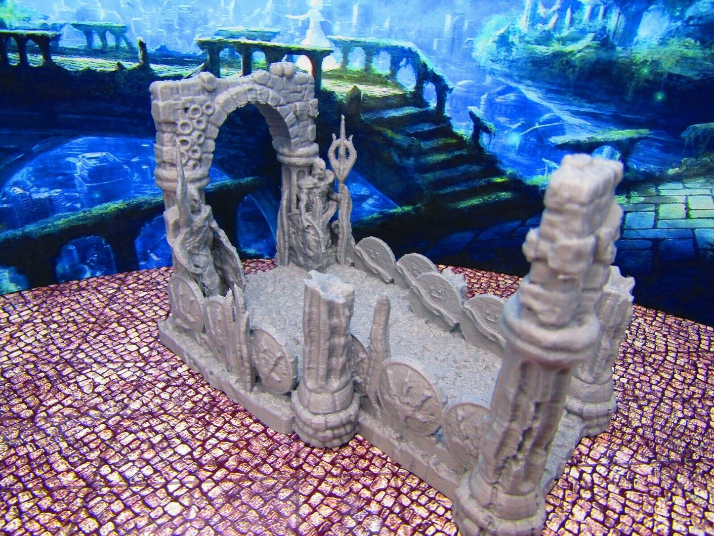 Merfolk Mermaid Deep Sea Hall Walk of Champions Scenery Scatter Terrain Props