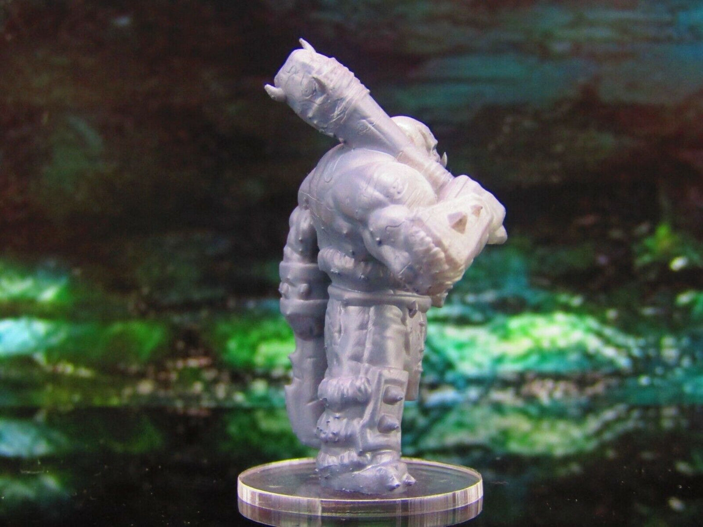 Orc Guard Soldier With Club and Blade Mini Miniature Model Character Figure