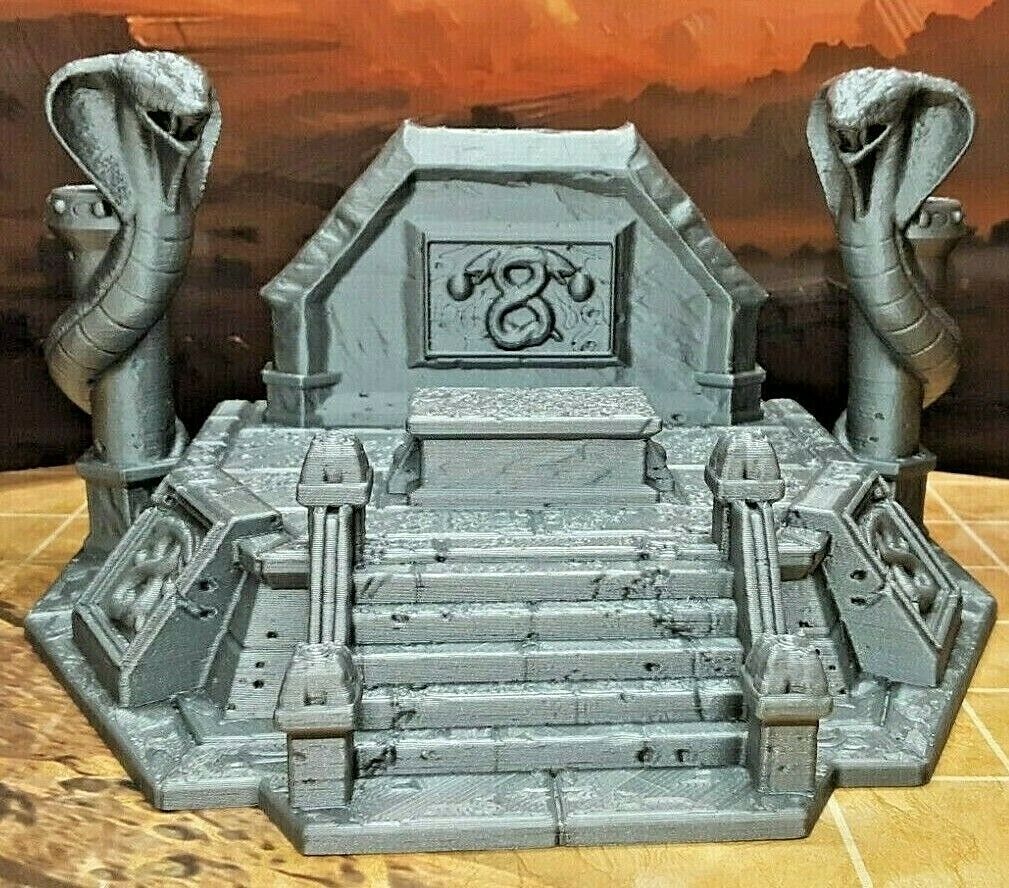 Snake Altar Scatter Terrain Scenery Miniature Tabletop Fantasy Games