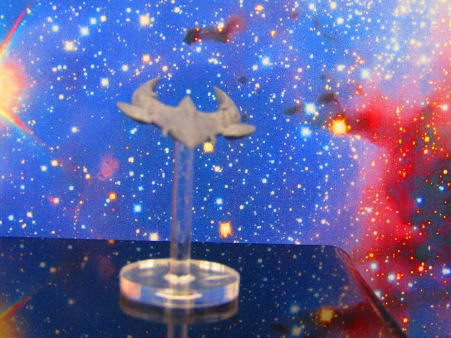 Kshellik Gunship Scout Mass 1 W/ Flight Stand & Rod Astra Nebula Billion Suns