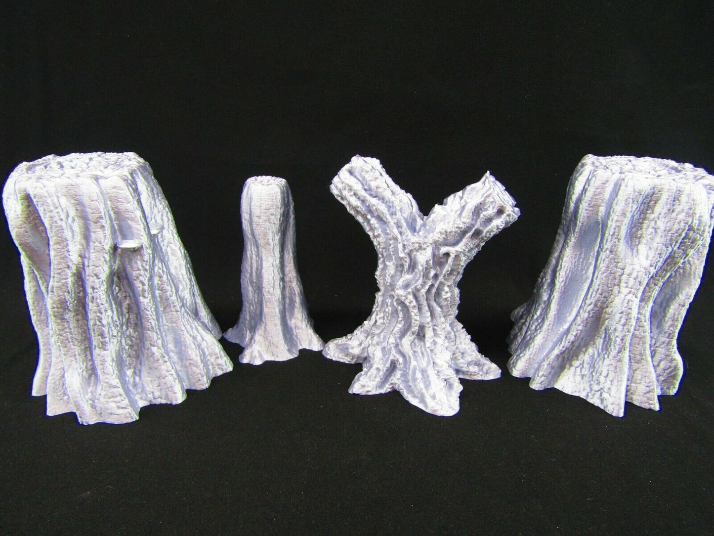 4pc Dead Forest Woods Trees & Stumps Scatter Terrain Scenery 3D Printed Mini