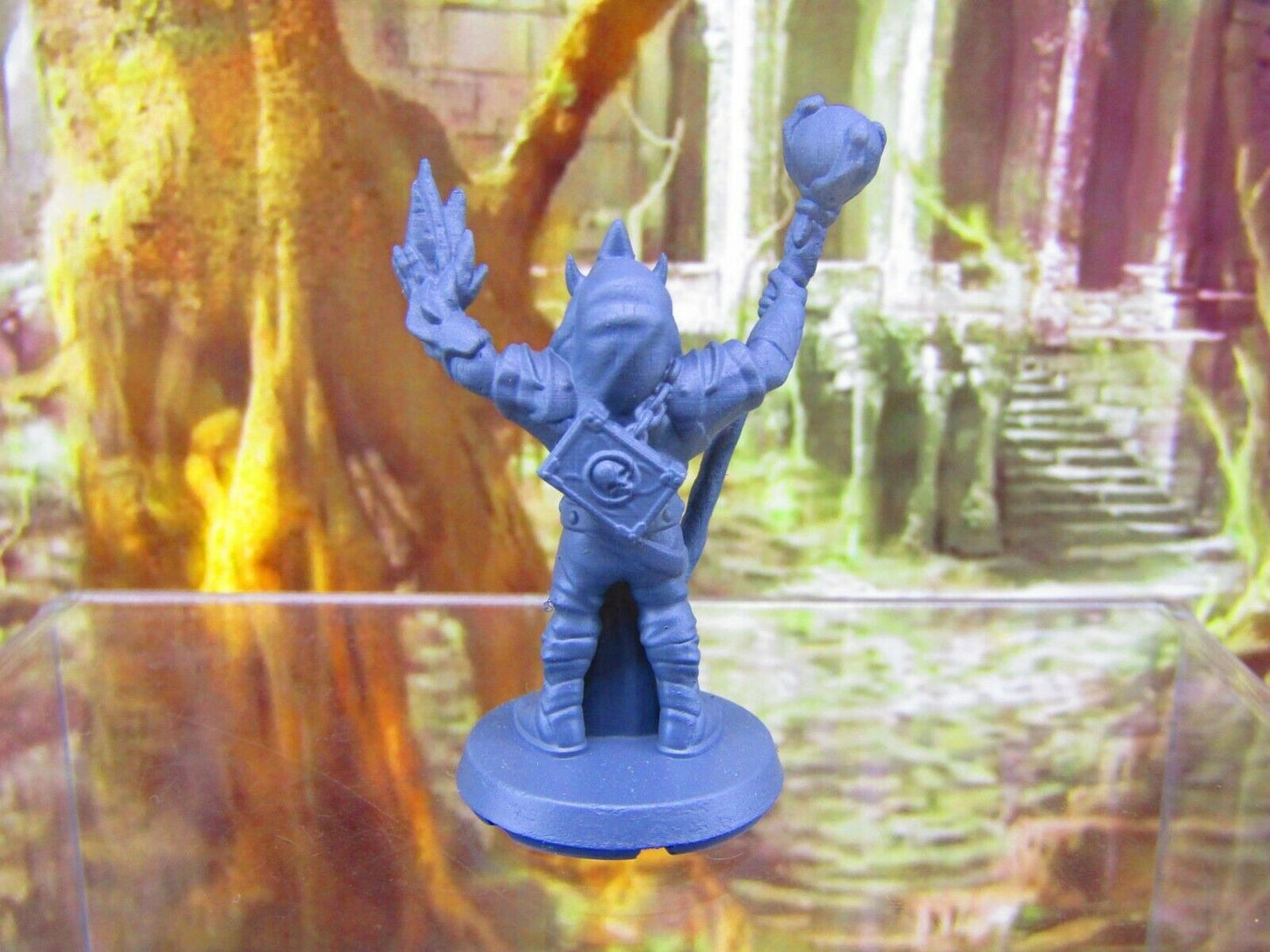 Evil Wizard Sorcerer Mage Mini Miniatures 3D Printed Resin Model Figure 28/32mm