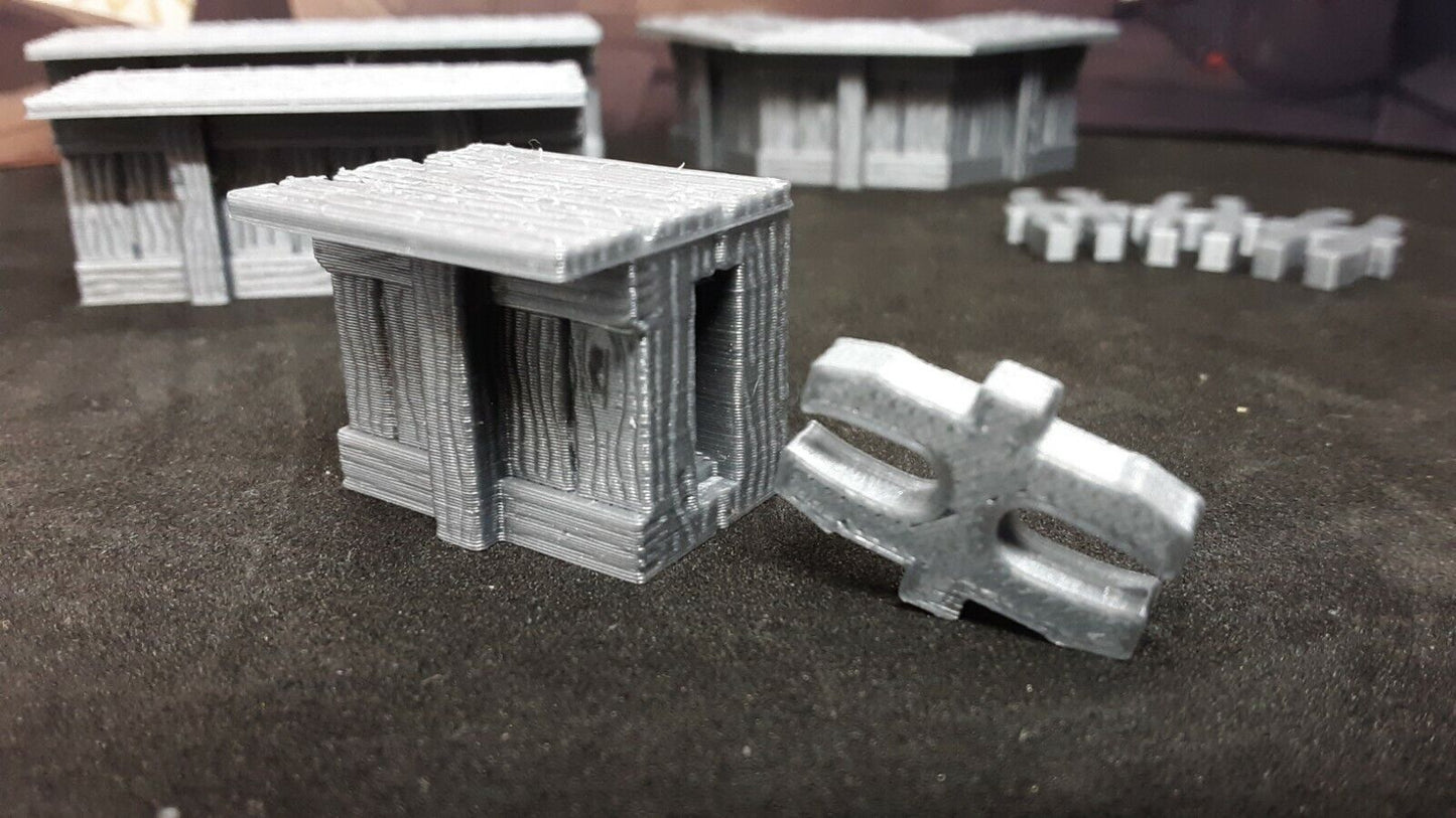 26 Piece OpenLock Modular Tavern Bar Set Dungeons & Dragons 28mm Scatter Terrain