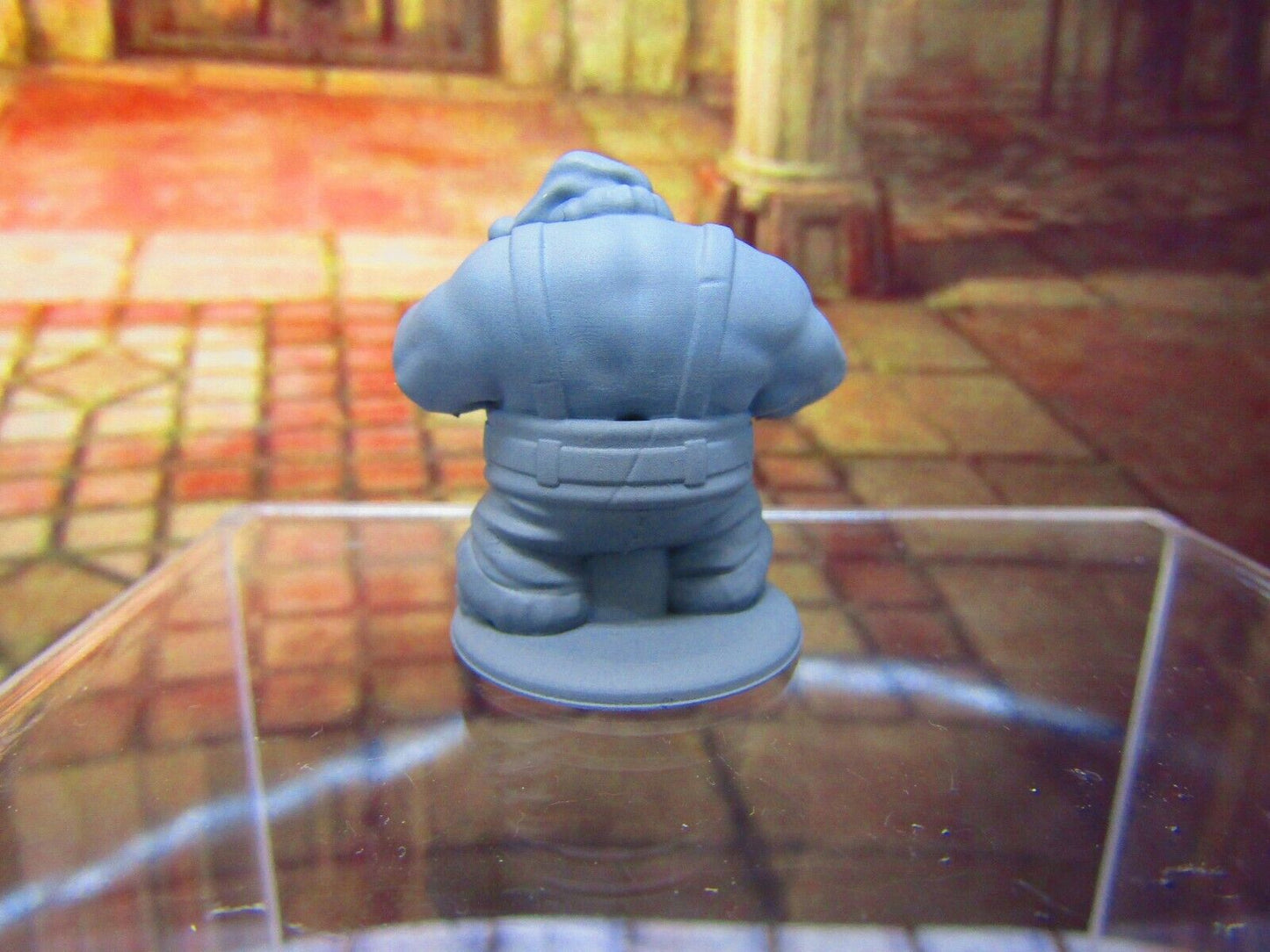 Dwarven Santa Claus Brawler Puncha Claus Mini Miniature Dwarf 3D Printed Model