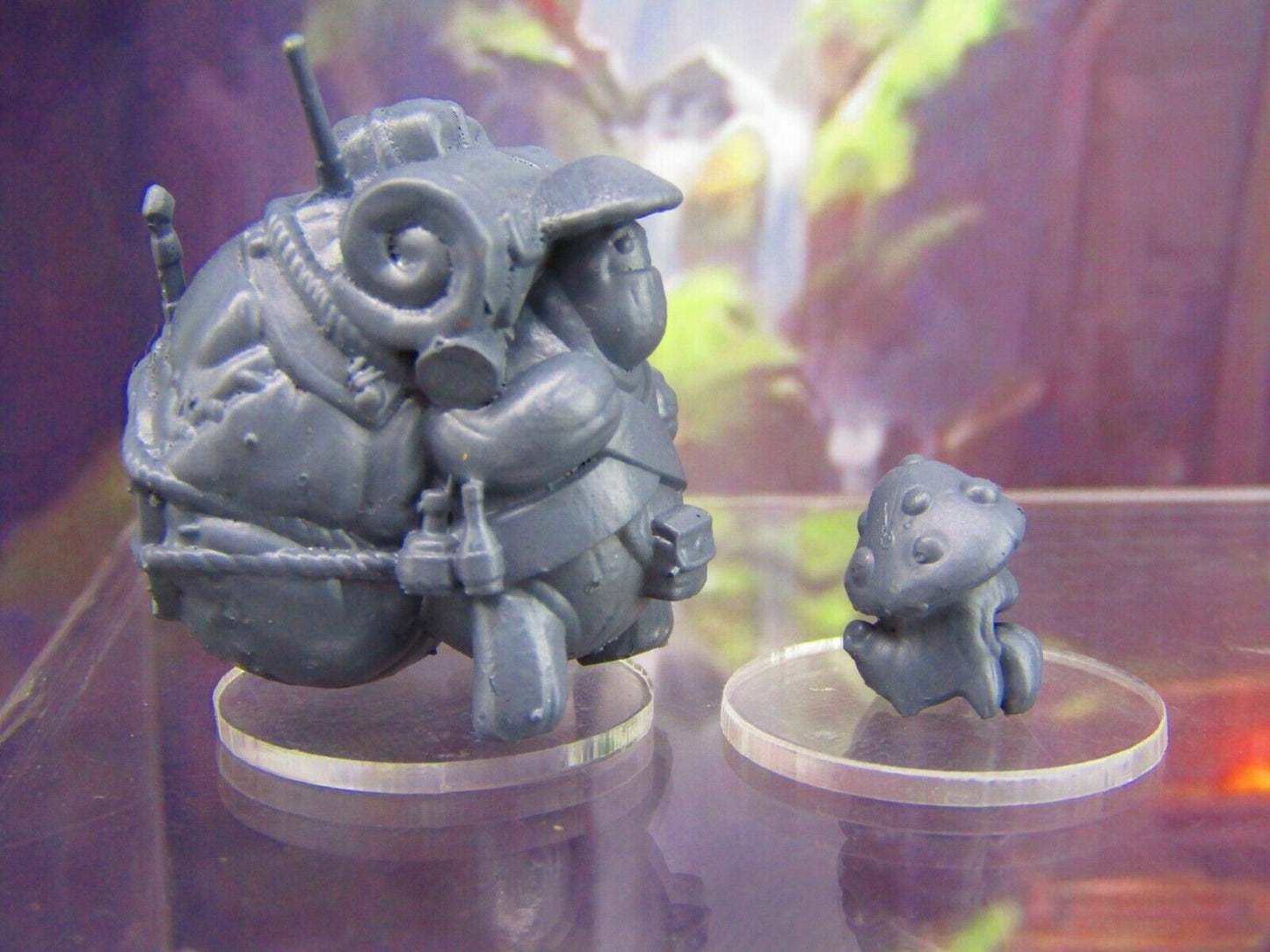 Shroomie Travelling Merchant & Pup Pair Mushroom Men Myconid Fungus Folk
