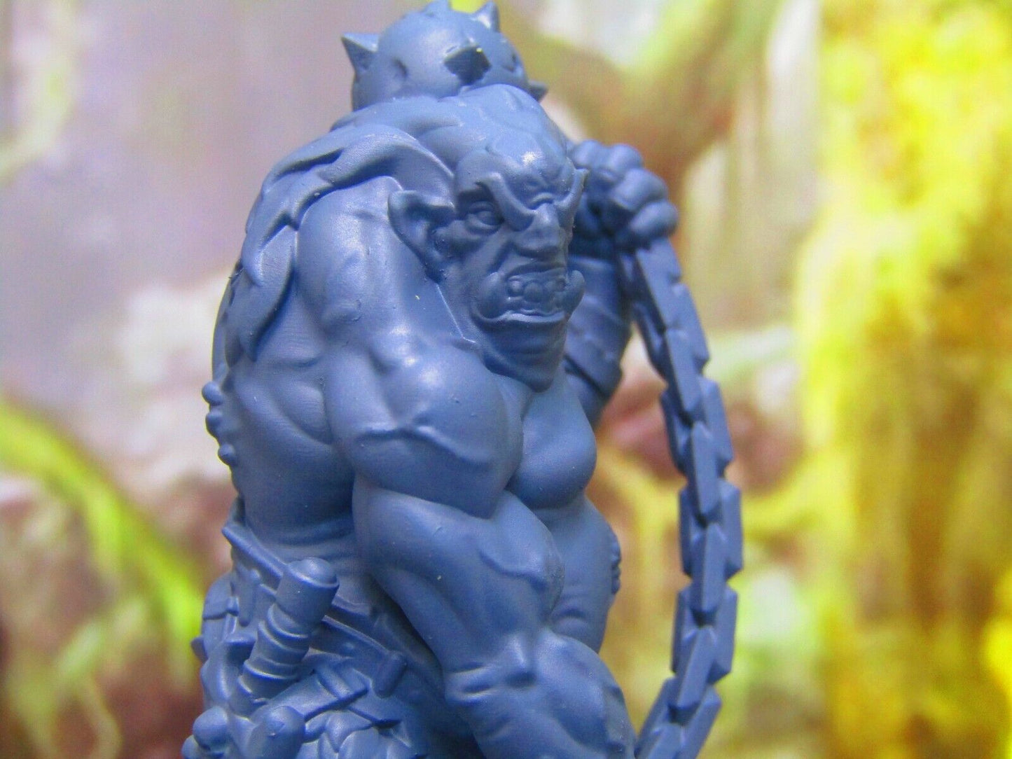 Troll Swinging Ball/Chain Mini Miniature Figure 3D Printed Model 28/32mm Scale