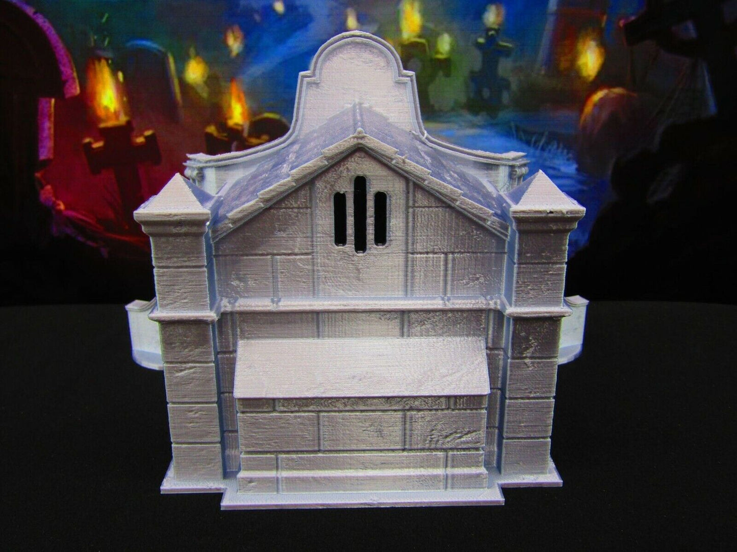 Large Tomb Underground Crypt Entrance for Graveyard / Cemetery Scatter Terrain